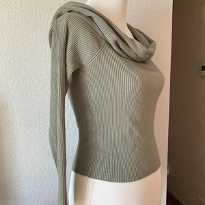 New Abercrombie & Fitch Tops | Off The Shoulder Knit Long Sleeve Top